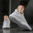 thumbnail image 5 of BUBUDENG Mens Mesh Running Shoes Slip on Walking Workout Shoes Athletic Casual Sneakers Lightweight Low Top Shoes, 5 of 10