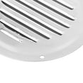 thumbnail image 6 of 5 Inch Round Marine Boat Louvered Ventilation Vent 316 Stainless Steel Venting Panel Cover Silver Tone, 6 of 6