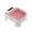 Pink, variant on HOARBOEG Automatic Pet Feeder with Timer, Motion Sensor Auto Open Lid Cat Bowl, Wet Food Ice Pack Fresh Sealed Smart Dog Feeder Pink