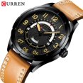 thumbnail image 4 of Business Brand CURREN Mens Watches Vintage Leather Watch Casual Quartz Wristwatch for Men Relogio Masculino Clock Male 8267, 4 of 5