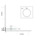 thumbnail image 4 of Angara Natural 0.35 Ct. Aquamarine with Diamond Solitaire Ring in 14K White Gold for Women (Ring Size: 9), 4 of 9
