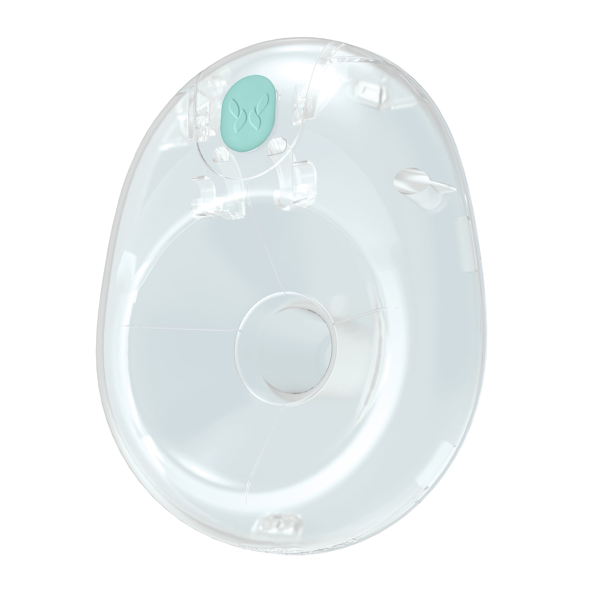 Willow 3.0 Pump Breast Pump Flanges, 2-Pack | Breast Shield & Nipple Visibility for Hands-Free Breast Feeding | Compatible with Willow Pump Milk Bags (Clear, 24mm)