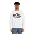 thumbnail image 4 of Social Worker MSW Grad Graduation Sweatshirt, Gifts, Crewneck, 4 of 4