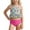 Hot Pink, variant on TrendOFT Girls Swimsuit Two Piece Summer Cartoon Printed Bowknot Swimwear For Beach Pool Surfing Girl Bathing Suit Hot Pink
