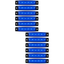 12 pcs Waterproof Marine Boat Lights Utility 6 LEDs Interior Lights for Boat Kayak