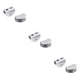 thumbnail image 3 of Kearding Office Hotel Glass Clamp Shelf Holder Panel Alloy Door Furniture Bracket Bedroom Mounted Hardware Aluminum Screw Type1 NO1, 3 of 6