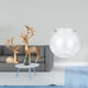 thumbnail image 2 of Conjunto de esculturas de ciervos, estatuas, adorno de mesa, figura de pareja de renos, decoración, pecera transparente, jarrón, ideal para sala de es, 2 of 8