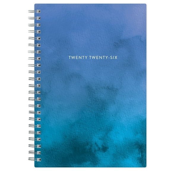 2026 Blue Sky Savoy Cool 5" x 8" Weekly & Monthly Planner Plastic Cover (148763-26)