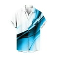 thumbnail image 2 of Awdenio Shirts for Men Short Sleeve Button Up Hawaiian Shirt 1950s Vintage Bowling Shirts, 2 of 4