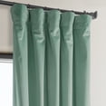 thumbnail image 6 of Half Price Drapes Light Teal Green Heritage Plush Velvet Room Darkening Curtains(1 Panel),50W X 108L, 6 of 12