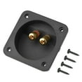 thumbnail image 1 of Caja Altavoces Caja de terminales Shell 2 Conector de cable de poste de unión de cobre Componentes acústicos, 1 of 8