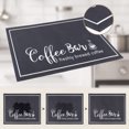 thumbnail image 5 of Unique Bargains Diatomaceous Quick Dry Coffee Mat for Kitchen Dark Gray 19.7*15.7 inch, 5 of 7