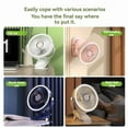 thumbnail image 4 of Clip-on Small Fan, Student Dormitory Bed, Night Light, Clip Fan, Office Desktop, USB Charging, Handheld Ceiling Fan, 4 of 6