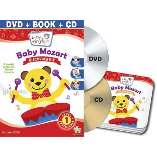 Baby Einstein Baby Mozart Discovery Kit Dvd Audio Cd Picture Book Full Frame Walmart Com Walmart Com