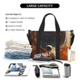 thumbnail image 4 of Travel Duffel Bag, Astronaut Exploring Mars Waterproof Carry On Overnight Tote Bags for Women/Men, Shoulder Weekender Gym Bag for Travel, Yoga, 4 of 5