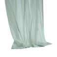 thumbnail image 4 of Habitat Paloma Sheer Dual Header Stylish and Functional Curtain Panel 52" x 95" Pale Thyme, 4 of 6