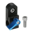 thumbnail image 3 of Uxcell 15mm Rod Clamp with 1/4"20 Thread Screw for Camera Support System Shoulder Rig Tripod DSLR Rail Black Blue, 3 of 4