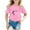 Pink, variant on HIPYLO Boys Tops Size 6 Plain Tees Tween Girls Clothes 14-16 Youth Golf Shirts Boys Tank Undershirts Red and White Shirt Boys Shirts Pack Cotton T-shirts Big Girls Sweatshirts Toddler Shirt