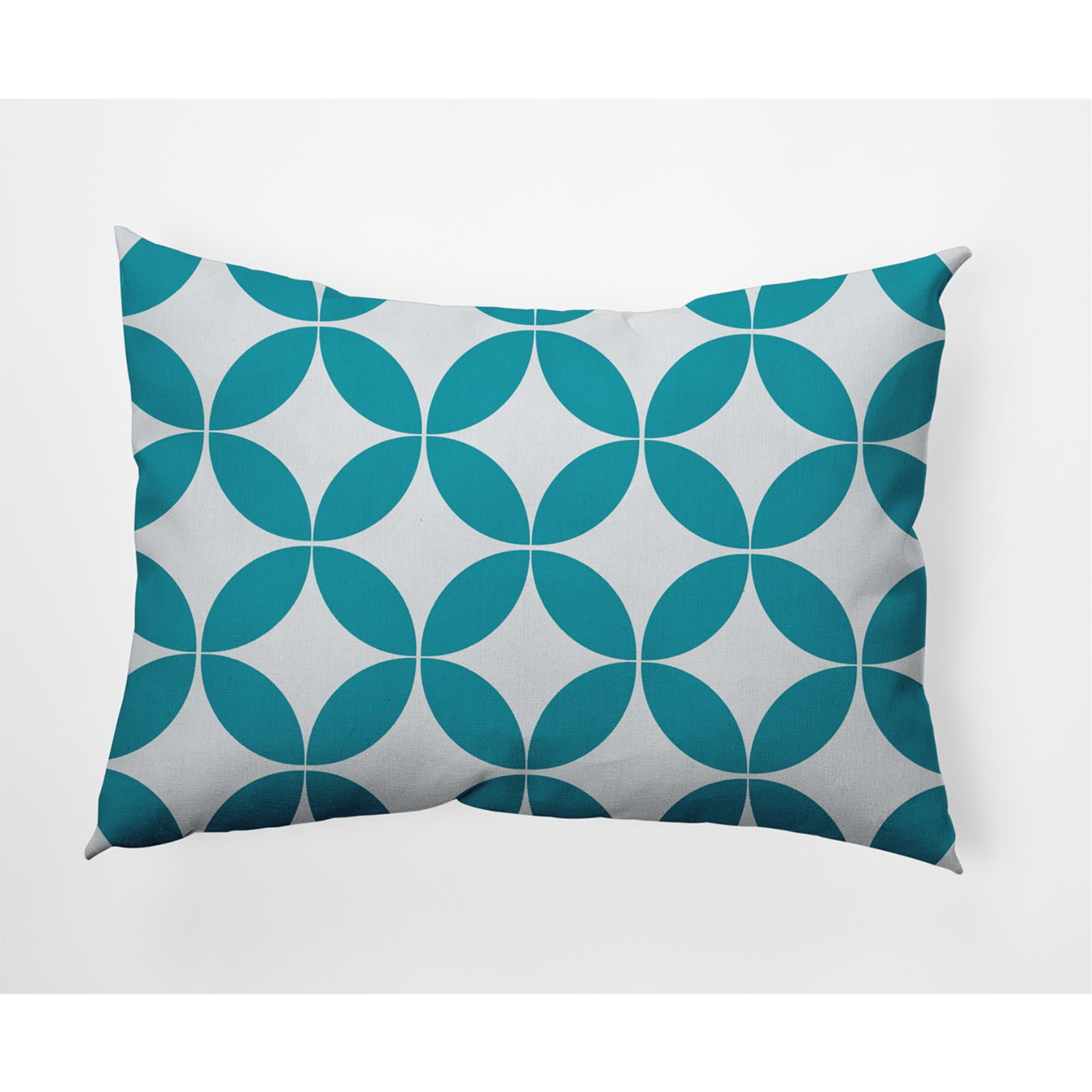 E by Design Eye Opener Indoor/Outdoor Lumbar Throw Pillow