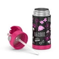 thumbnail image 3 of Bouteille isolée à pression de 12 Oz avec paille Funtainer de Thermos, Barbie, 3 of 3