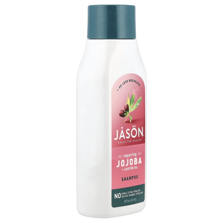 Jason Pure Natural Long and Strong Jojoba Shampoo, 16 Fl Oz