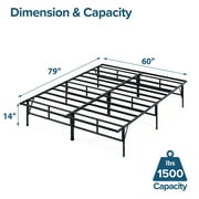 Zinus Smartbase Compack 14 Metal Bed FrameFoundation, Queen