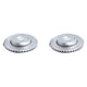 thumbnail image 1 of Set 2 Discos Ranurados Liberty 2008 Jeep V6 3.7L Del Dynamik ., 1 of 4