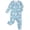 Blue Bear-(None Mitten and Foot Cuffs), variant on Viscose From Bamboo Baby Footie Romper One-Piece Convertible Newborn Sleep 'N Play Jumpsuit for Baby Girl Boys Long Sleeve Zipper Onesie
