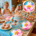 thumbnail image 4 of 24Pz Plato Cartón Premium Pastelero Fiesta De Cumpleaños My Princess Corona, 4 of 4