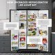 thumbnail image 2 of Juego de luces LED para refrigerador DIPMOTOR actualizado para Whirlpool, 2 of 9