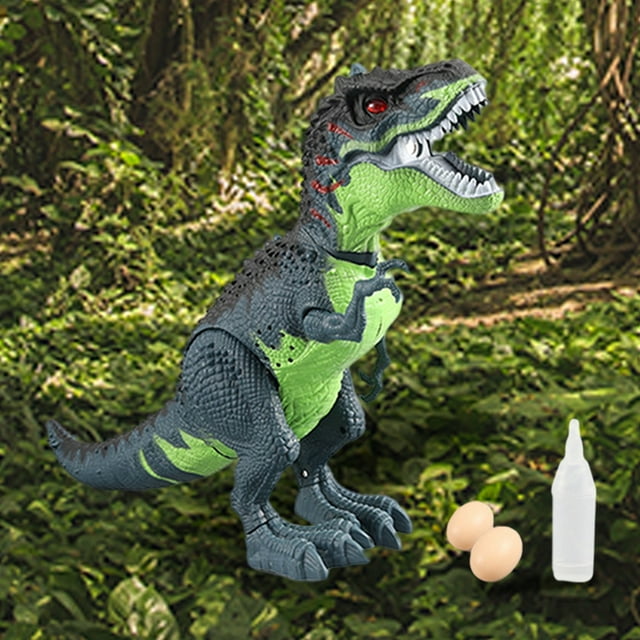 Simulación de juguetes de dinosaurios eléctricos huevos Atractiva iluminación en Aprendizaje con caminar Modelo Tyrannosaurus Baoblaze Dinosaurio Electrónico