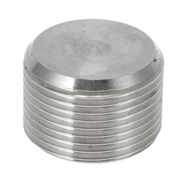 Accesorios de tubería de acero inoxidable Unique Bargains M24x1.5 tapón hexagonal con rosca externa 0.69" Longitud 1 Pc