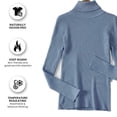 thumbnail image 4 of Pull Col Roulé Femme Base Intérieure Automne et Hiver Manches Longues Chaud Ajusté Couleur Unie Pull Ajusté, 4 of 5