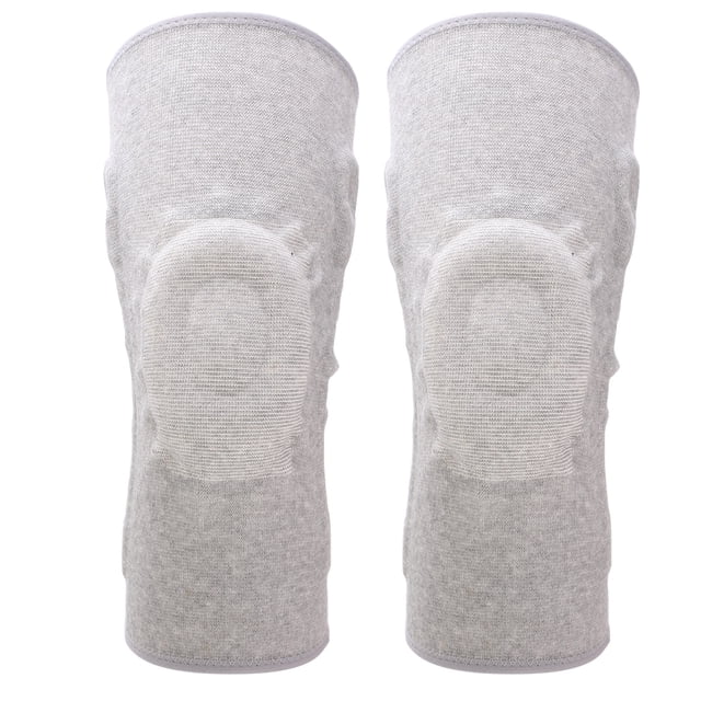 1 par de calentadores de rodilla Unisex térmicos gruesos deportes rodillera para mujeres hombres levantamiento de pesas gimnasio senderismoXL