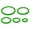 5-Green, variant on Fish Tanks Floating Plant Corral Set of 5/10pcs Aquarium Floating Plant EVA Holder Plant Rings Fish Feeding