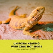 Zilla Terrarium Heat Mat for Reptiles, Black, Medium, 30-40 Gallon, 16 Watt