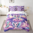 thumbnail image 2 of Homewish Kawaii Animal Dragon 7-Piece Twin Bedding Set - Starry Sky Cute, 2 of 8