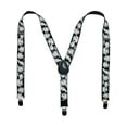 thumbnail image 1 of CTM®  Elastic Daisy Print Clip-End Suspenders (Women's), 1 of 2