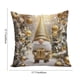 thumbnail image 3 of Adornos navideños, regalos navideños, funda de almohada navideña de 45 x 45 cm, decoración navideña, funda de cojín para sofá, funda de almohada de poliéster., 3 of 6