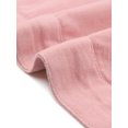 thumbnail image 5 of DARING DIVA Women's Plus Size Short Sleeve Lapel Button Denim Jacket 3X Pink, 5 of 6
