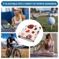 thumbnail image 6 of Yuyamidu Cute Ladybug Golf Towel Heart Large Golf Towels Coral Velvet Golf Accessories Soft Comfortable Fabric Lightweight and Easy to Carry for Outdoor Sports, 6 of 7