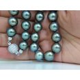 thumbnail image 4 of GIA TAHITIAN BLACK LIPPED OYSTER GRAY PEARL NECKLACE 18KT 1.00CT CLASP, 4 of 10