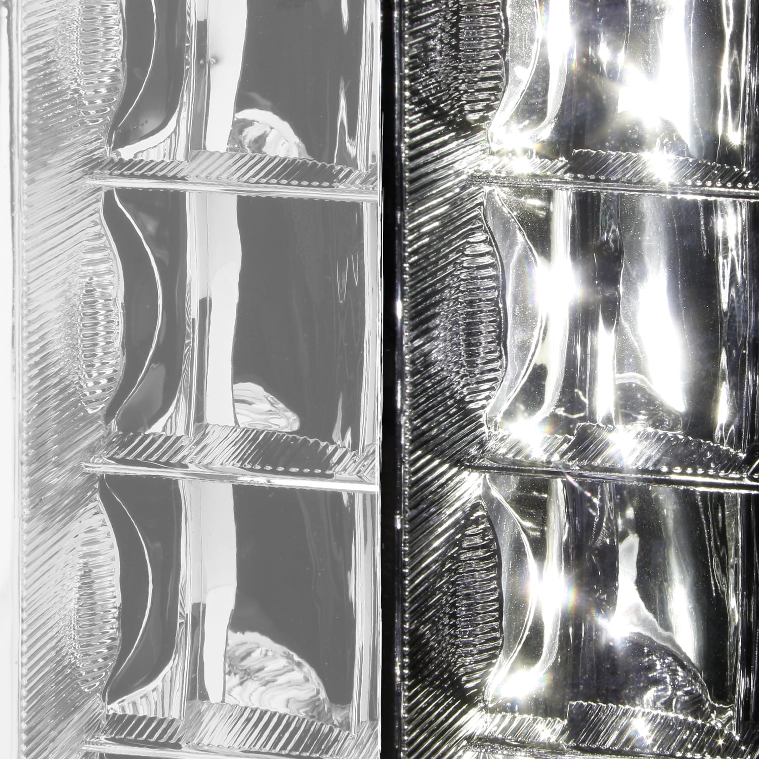 AKKON - Fits 2019-2022 GMC Sierra 1500 Denali Crew Cab Model [Full LED] Chrome Bumper Fog Lights Driving Lamp Pair w/ Switch