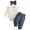 A-C Blue, variant on CAICJ98 Newborn Infant Baby Girls Clothes Ribbed Romper Bodysuit Pants Headband Set Fall Winter Outfits (Purple,0-3 Months)