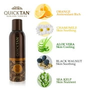 Body Drench Quick Tan Instant Self Tanner Bronzing Spray, Medium/Dark 6 oz