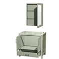 thumbnail image 6 of Wyndham Collection Sheffield 35" No-Sink Wood Single Bathroom Vanity in White, 6 of 7