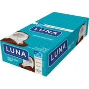 Clif Bar - Organic Luna Nutrition Bars Box for Women Chocolate Dipped Coconut - 15 Bars