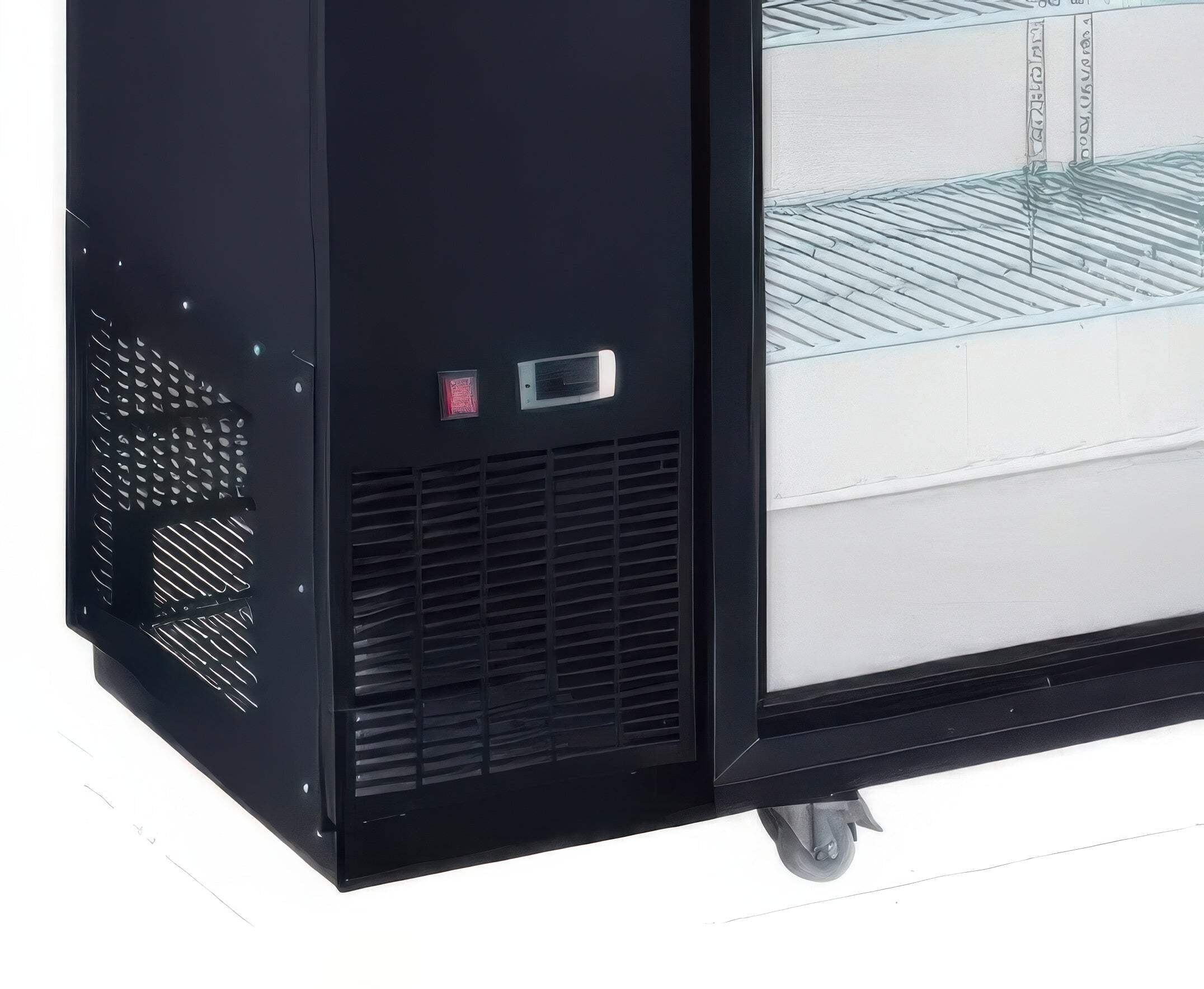 Dukers DBB60-S2 2-Door Beverage Cooler