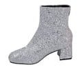 thumbnail image 4 of Fashionable Women's Ankle Boots with Sequin Embellishment and Heel for Stylish Occasions, 4 of 9