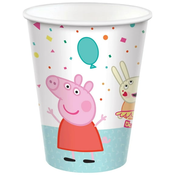 Peppa Pig 'Confetti Party' 9oz Paper Cups (8ct)